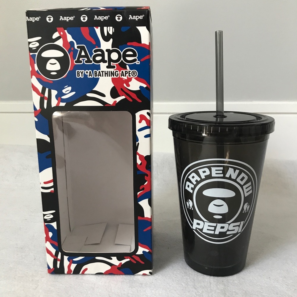 A bathing Ape AAPE NOW x Pepsi cola straw cup